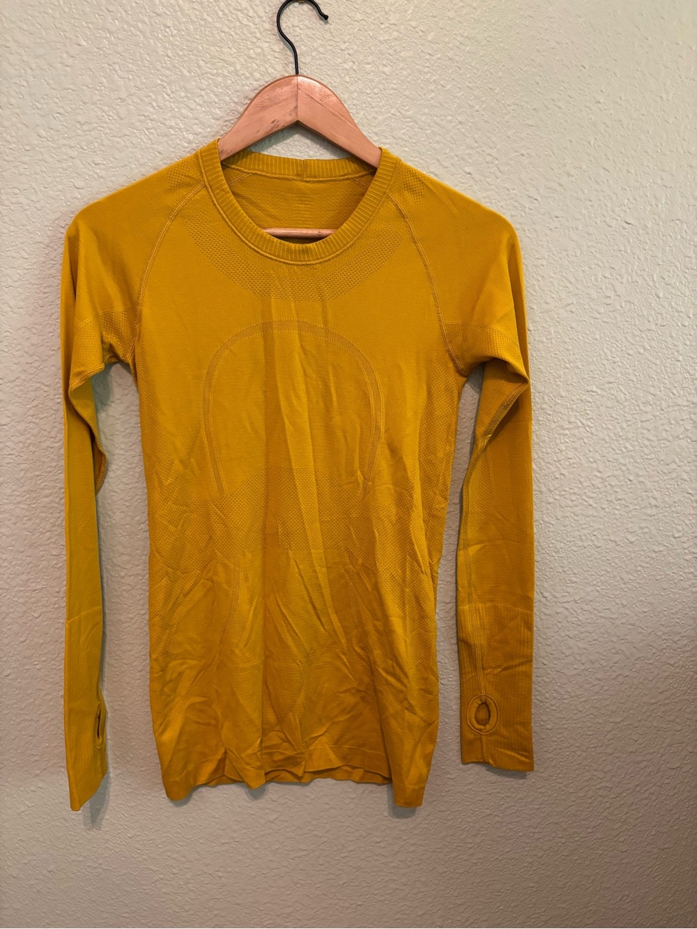 Lululemon Mustard Yellow Long Sleeve Top